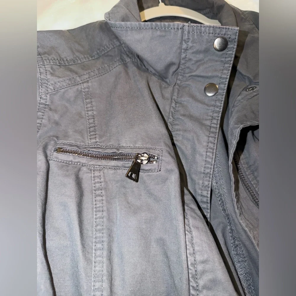 Style & Co Women's Charcoal Gray Jacket - Picture 10 of 12
